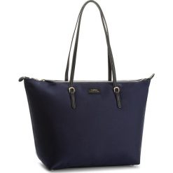 Torebka LAUREN RALPH LAUREN - Chadwick 431687516002 Navy. Niebieskie shopper Lauren Ralph Lauren, bez wzorów, z materiału, na ramię, bez dodatków. W wyprzedaży za 379.00 zł.