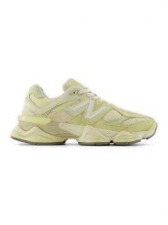 New Balance Skórzane sneakersy "9060" w kolorze żółtym rozmiar: 40,5. Żółte trampki New Balance, bez wzorów, z materiału, bez zapięcia. Za 748.50 zł.