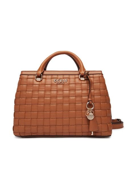 Guess Torebka Sandy HWWG84 18060 Brązowy. Brązowe torebki klasyczne Guess, z aplikacjami, ze skóry, bez dodatków. Za 799.99 zł.