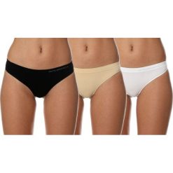 Brubeck Stringi damskie Comfort Cotton beżowy/biały/czarny r. L (TH00182A). Bielizna sportowa Brubeck. Za 56.99 zł.