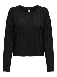 ONLY Sweter w kolorze czarnym rozmiar: M. Czarne swetry Only, m, bez wzorów, bez ramiączek. Za 96.95 zł.