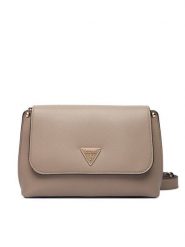Guess Torebka Meridian II HWBG69 74200 Beżowy. Brązowe listonoszki Guess, z aplikacjami, ze skóry, bez dodatków. Za 589.99 zł.