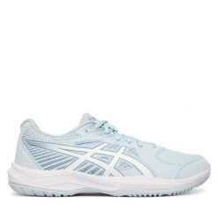 Buty do tenisa Asics. Niebieskie obuwie sportowe Asics, bez zapięcia, tenisowe. Za 299.99 zł.