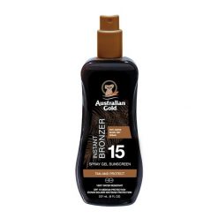 Australian Gold SPF 15 Spray Gel with Bronzer - Żel w sprayu do opalania z bronzerem Ochrona przeciwsłoneczna 237 g. Kremy do opalania Australian Gold. Za 114.69 zł.