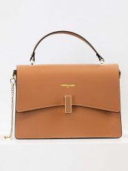 Christian Laurier Skórzana torebka "Emma" w kolorze karmelowym - 28 x 19 x 9,5 cm rozmiar: onesize. Brązowe torby na ramię Christian Laurier, bez wzorów, z materiału, przez ramię, bez dodatków. Za 426.45 zł.