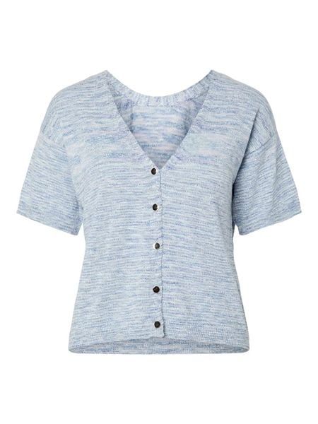 Pieces Kardigan w kolorze błękitnym rozmiar: M. Niebieskie kardigany Pieces, m, bez wzorów. Za 109.95 zł.