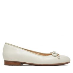 Baleriny Ara. Brązowe baleriny Ara, bez wzorów, bez obcasa. Za 269.99 zł.