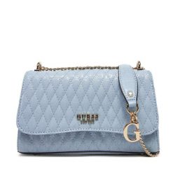 Torebka Guess. Niebieskie torebki klasyczne Guess, z aplikacjami, bez dodatków. Za 389.99 zł.