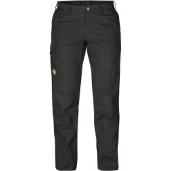 Spodnie trekkingowe damskie Fjallraven Karla Pro. Czarne spodnie sportowe Fjällräven, bez wzorów, trekkingowe. Za 779.99 zł.
