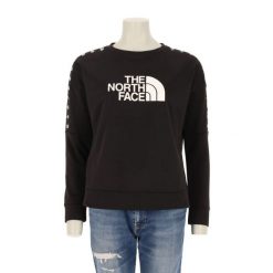 Second life - Damska czarna bluza TNF - Jak nowy. Czarne bluzy The North Face, bez wzorów, bez kaptura. Za 127.76 zł.