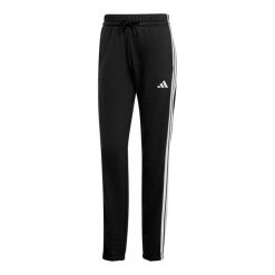 Spodnie Essentials 3-Stripes French Terry Cuffed. Białe obuwie sportowe Adidas, xl, bez wzorów, z materiału, na fitness i siłownię. Za 219.00 zł.