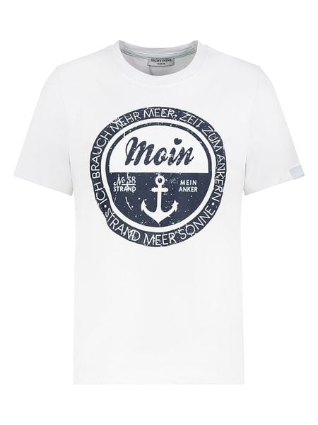 Eight2Nine Koszulka w kolorze białym rozmiar: S. Białe bluzki Eight2Nine, s, bez wzorów, z bawełny, bez kołnierzyka, bez ramiączek. Za 52.42 zł.