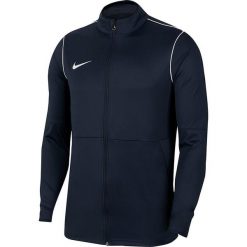 Nike Dry Park 20 TRK JKT K Juniorska bluza z zamkiem, 100% poliester. Niebieskie bluzy sportowe Nike, bez wzorów, z poliesteru, bez kaptura. Za 99.99 zł.