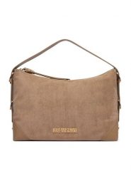 LOVE MOSCHINO Torebka JC4090PP1PLD110A Beżowy. Brązowe torebki klasyczne Love Moschino, bez wzorów, ze skóry, bez dodatków. Za 949.99 zł.
