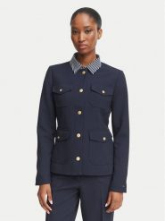 Tommy Hilfiger Marynarka WW0WW51728 Granatowy Slim Fit. Niebieskie marynarki i żakiety TOMMY HILFIGER, bez wzorów, z syntetyku. Za 1,099.00 zł.