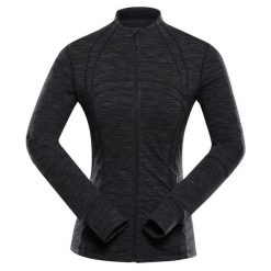 Damska bluza turystyczna Alpine Pro Golla 2 szybkoschnąca. Czarne bluzy Alpine Pro, xl, bez wzorów, bez kaptura. W wyprzedaży za 199.00 zł.