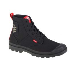 Buty sportowe Sneakersy unisex, Palladium Pampa Hi Army. Czarne obuwie sportowe Palladium, z gumy, bez zapięcia, trekkingowe. Za 359.99 zł.