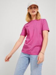 JJXX T-Shirt Anna 12200182 Różowy Regular Fit. Czerwone t-shirty JJXX, xs, bez wzorów, z bawełny, bez kołnierzyka, bez ramiączek. Za 39.99 zł.