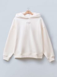 LeGer Bluza "Talea" w kolorze kremowym rozmiar: 40. Brązowe bluzy LeGer, bez wzorów, z bawełny, z kapturem. Za 227.31 zł.