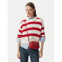 Torebka Tommy Jeans. Brązowe listonoszki Tommy Jeans, bez wzorów, z jeansu, bez dodatków. Za 369.99 zł.