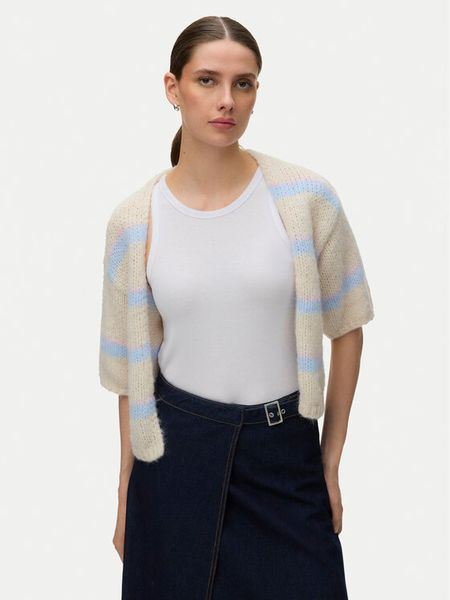 Vero Moda Kardigan Maybe 10348316 Beżowy Regular Fit. Brązowe kardigany Vero Moda, l, bez wzorów, z syntetyku. Za 98.99 zł.