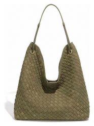 SUVRAI Torebka w kolorze khaki - 37 x 41 x 15 cm rozmiar: onesize. Brązowe torby na ramię SUVRAI, bez wzorów, z materiału, na ramię, bez dodatków. Za 152.99 zł.