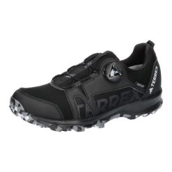 Buty sportowe adidas Terrex Agravic Boa Rain wodoodporne czarne. Czarne trekkingi Adidas, z gumy. Za 435.90 zł.