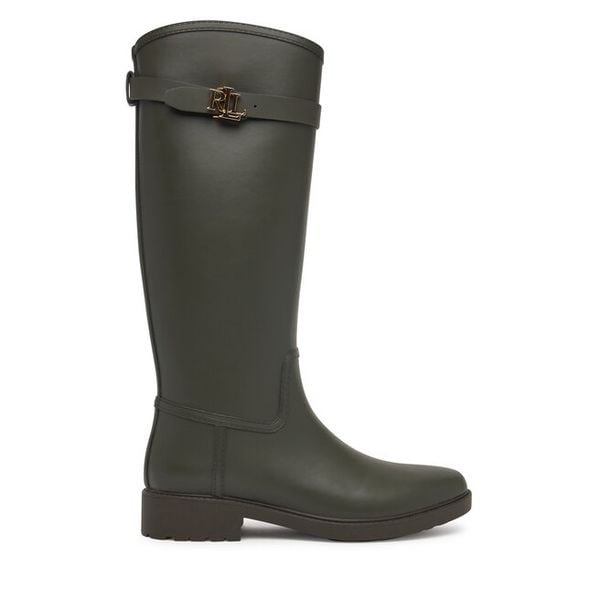 Kalosze LAUREN RALPH LAUREN. Zielone kalosze Lauren Ralph Lauren, bez wzorów. Za 949.99 zł.