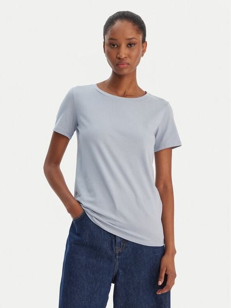 Weekend Max Mara T-Shirt Multib 2615971021 Błękitny Regular Fit. Niebieskie t-shirty Weekend Max Mara, l, bez wzorów, z bawełny, bez kołnierzyka, bez ramiączek. Za 279.99 zł.