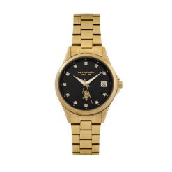 Zegarek U.S. Polo Assn. Żółte zegarki U.S. Polo Assn., złote. Za 489.99 zł.
