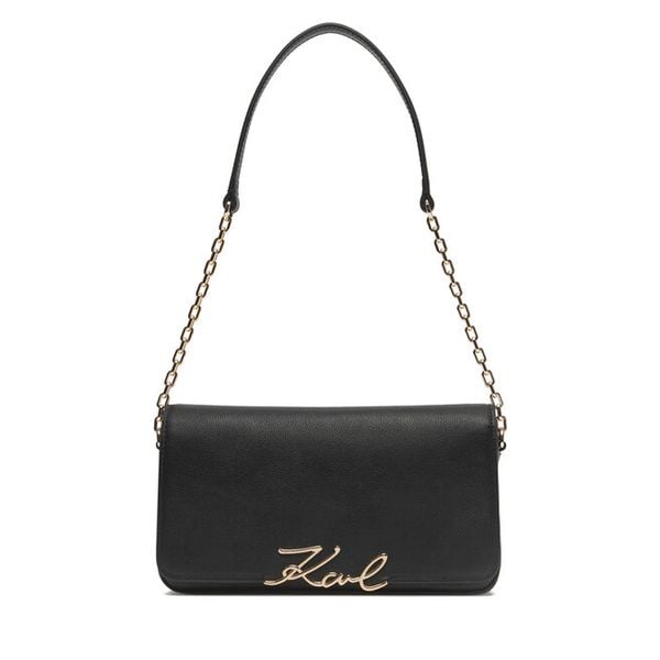 Torebka KARL LAGERFELD. Czarne torebki klasyczne KARL LAGERFELD, bez wzorów, bez dodatków. Za 849.99 zł.