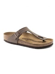 Birkenstock Japonki "Gizeh" w kolorze brązowym rozmiar: 37. Brązowe klapki Birkenstock, bez wzorów, z otwartym noskiem, bez obcasa. Za 305.29 zł.