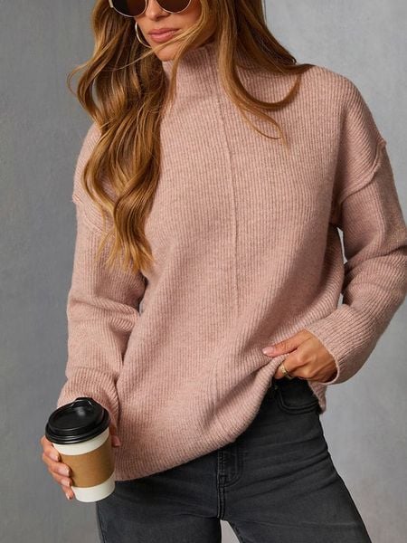 Milan Kiss Sweter w kolorze jasnoróżowym rozmiar: L. Różowe swetry Milan Kiss, l, bez wzorów, bez ramiączek. Za 173.60 zł.