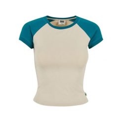 Koszulka retro court damska strecz Koszulka Urban Classics Organic. Białe koszulki sportowe Urban Classics, bez wzorów, bez ramiączek. Za 152.50 zł.