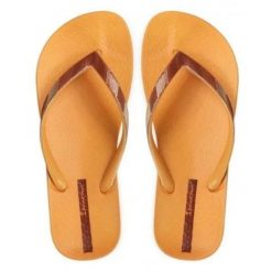 Ipanema Mesh V damskie klapki pomarańczowo-beżowe roz. 40. Brązowe klapki Ipanema, bez wzorów, z meshu, bez obcasa. Za 67.83 zł.