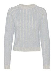 Vero Moda Sweter w kolorze szarym rozmiar: XL. Szare swetry Vero Moda, xl, bez wzorów, bez ramiączek. Za 74.95 zł.