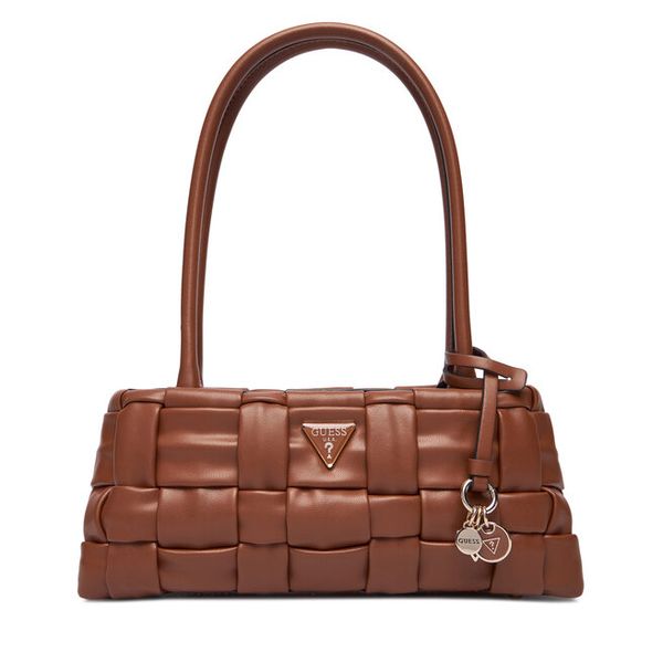 Torebka Guess. Brązowe torebki klasyczne Guess, z aplikacjami, bez dodatków. Za 369.99 zł.