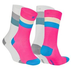 Lekkie skarpety kompresyjne sportowe z ochroną przed pęcherzami - Sevilla SC. Białe skarpety Norfolk, bez wzorów, z elastanu. Za 149.99 zł.