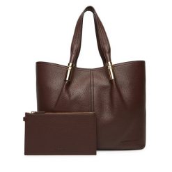 Torebka Elisabetta Franchi. Brązowe torebki klasyczne Elisabetta Franchi, bez wzorów, bez dodatków. Za 1,909.00 zł.