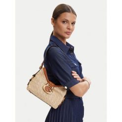 Torebka Guess. Brązowe torebki klasyczne Guess, z aplikacjami, bez dodatków. Za 589.99 zł.