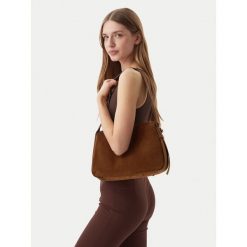 Torebka Tory Burch. Brązowe torebki klasyczne Tory Burch, bez wzorów, bez dodatków. Za 2,189.00 zł.