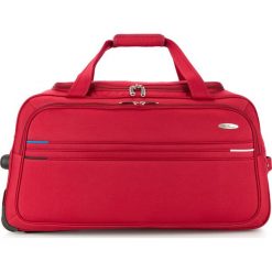 Torba podróżna V25-10-479-30. Czerwone torby podróżne Wittchen, bez wzorów, z materiału, do ręki. Za 189.90 zł.