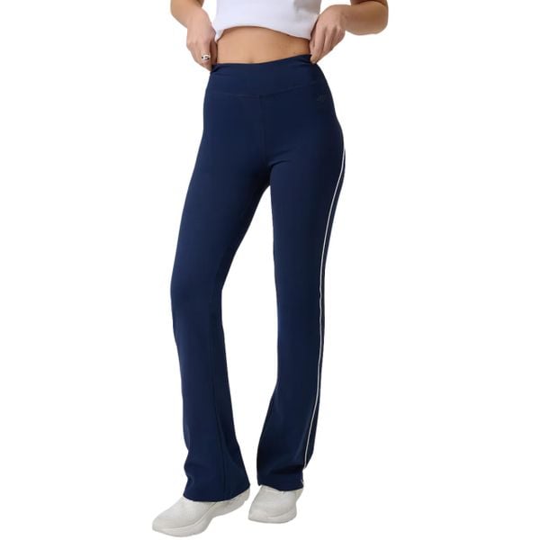 Legginsy damskie 4F CAS. Niebieskie legginsy 4f, uniwersalny, bez wzorów, z dzianiny, z podwyższonym stanem, długie. Za 106.99 zł.