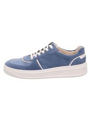 Legero Skórzane sneakersy "Rejoise" w kolorze niebieskim rozmiar: 42. Niebieskie trampki Legero, bez wzorów, ze skóry, bez zapięcia. Za 278.08 zł.