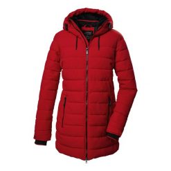 Parka dla kobiet Killtec Kow 55 Qltd. Czerwone parki Killtec, na zimę, s, z materiału, bez kaptura. Za 647.45 zł.