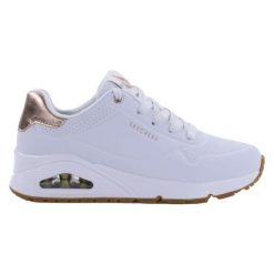 Buty na co dzień damskie SKECHERS UNO sneakersy. Białe obuwie sportowe Skechers, bez zapięcia, trekkingowe, Skechers Sport. Za 303.00 zł.