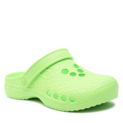 Klapki Dry Walker. Zielone klapki Dry Walker, bez wzorów, bez obcasa. Za 49.99 zł.