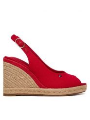 Tommy Hilfiger Espadryle Flag High Wedge Espad Slingback FW0FW09343 Czerwony. Czerwone espadryle TOMMY HILFIGER, bez wzorów, z materiału, bez obcasa, bez zapięcia. Za 369.99 zł.