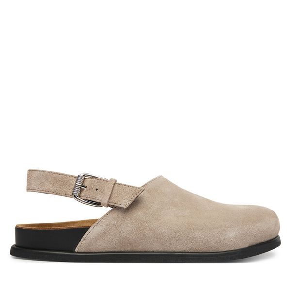 Sandały Vagabond Shoemakers. Brązowe sandały Vagabond Shoemakers, bez wzorów, bez obcasa, na płaskiej podeszwie, bez zapięcia. Za 460.99 zł.
