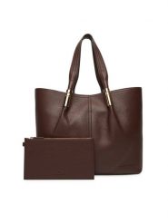 Elisabetta Franchi Torebka BS-41A-56E2-V440 Brązowy. Brązowe torebki klasyczne Elisabetta Franchi, bez wzorów, ze skóry, bez dodatków. Za 1,909.00 zł.